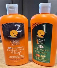 NUEVO - DEAD DOWN WIND 3D AMPLIO ESPECTRO CUERPO Y CABELLO + DETERGENTE PARA ROPA