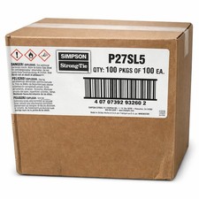 Simpson Strong-Tie P27SL5 .27 Cal Red Powder Loads Ramset Compatible Case 100