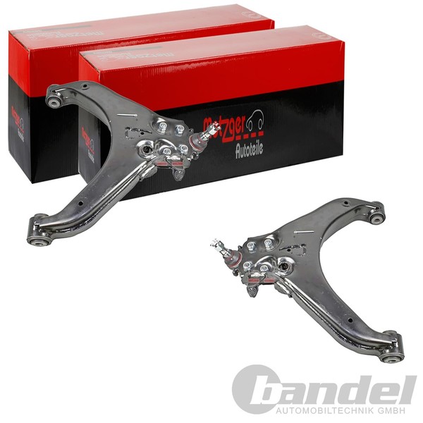 2X Metzger Querlenker Unten Vorne Passend FÜR Isuzu D-MAX Links+Rechts-image