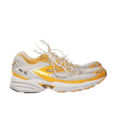 Brooks, Laufschuhe, Größe: 44 1/2, Adrenaline GTS Six, Grau/Gelb, Damen #SuH