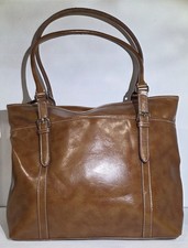 Nine & CO. Nine West Brown  Shoulder Bag Purse Zip Closure Women Excellent 