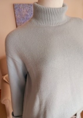 SMINFINITY - Pullover - S/M - Hell Blau - 57 % Cashmere - Rollkragen - So schön