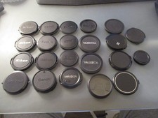 Lot of 22 Variety LENS  BODY CAPS Vintage Camera Equipment Accessory Covers