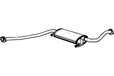 Fenno P5362 Centre Muffler for SAAB