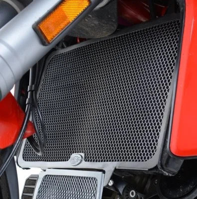 Kit Protezione Radiatore Acqua E Olio In Alluminio Rosso Per Ducati Multistrada 1200 - Paragriglia Antisasso - 4