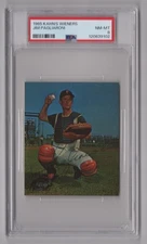 Jim Pagliaroni 1965 Kahn's Wieners PSA 8 NM-MT Graded Card Pittsburgh Pirates