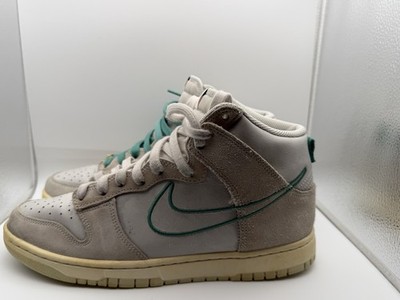 Nike Dunk High Light Orewood Brown Green Suede Sneakers Mens 9.5 