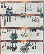 925 Silver 32 Pairs Various Style Earrings