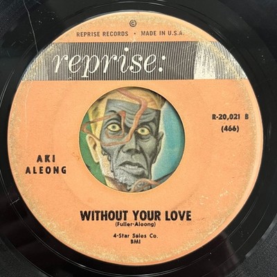 HEAR Aki Aleong 45 Without Your Love / Trade Winds teen teener