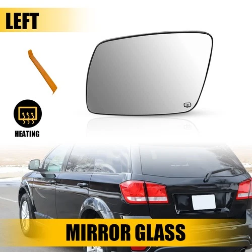Driver Left Side Heated Mirror Glass Backing Plate For 2009-2020 Dodge Journey