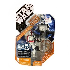 Star Wars Saga Legends Clone Trooper Officer Red 3.75    Figure 30th Fan   s Choice