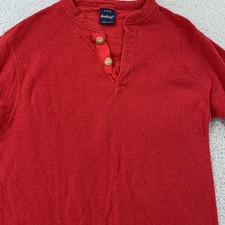 Vtg Duofold Thermal Henley Shirt Mens XXS Red Made in USA Wool Blend Base Layer