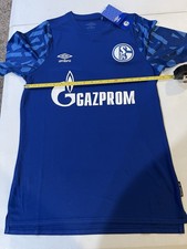 NWT New FC Schalke 04 Umbro Men's Soccer Jersey Small Germany New With Tags
