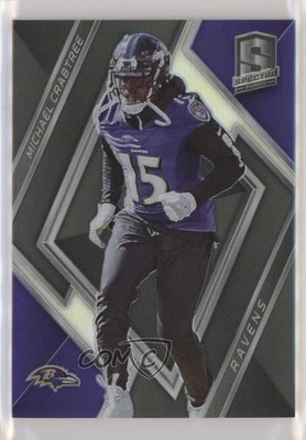 2018 Panini Spectra 21/99 Michael Crabtree #91 0nr3