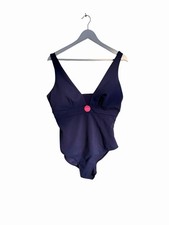 Monsoon Swimsuit Swimming Costume New With Out Tags Size 18 Navy Blue Plain
