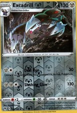 Excadrill 122/185 Uncommon Vivid Voltage Pokemon Reverse Holo Lightly Played