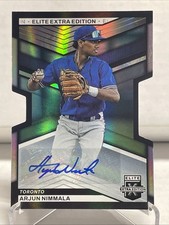 ARJUN NIMMALA 2023 ELITE EXTRA EDITION DIE-CUT AUTO CARD #d/399! BLUE JAYS
