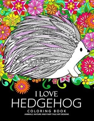 I Love Hedgehog Coloring Book, Paperback by Tiny Cactus Publishing (COR), Lik...