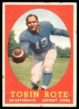 1958 Topps #94 Tobin Rote Detroit Lions VGEX 51948