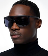 Large-Frame Sunglasses Exaggerated one-piece Anti-Sputum UV400 Protection Shade