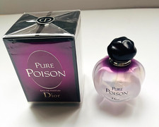 Empty Pure Poison Dior Eau De Parfum Bottle with Box & Wrapping- Collectible 50m