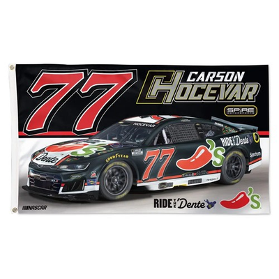 #ad #ad Carson Hocevar #77 Chili#x27;s Nascar Car Racing 3x5 FT Flag Wall Home Great Banner $15.49