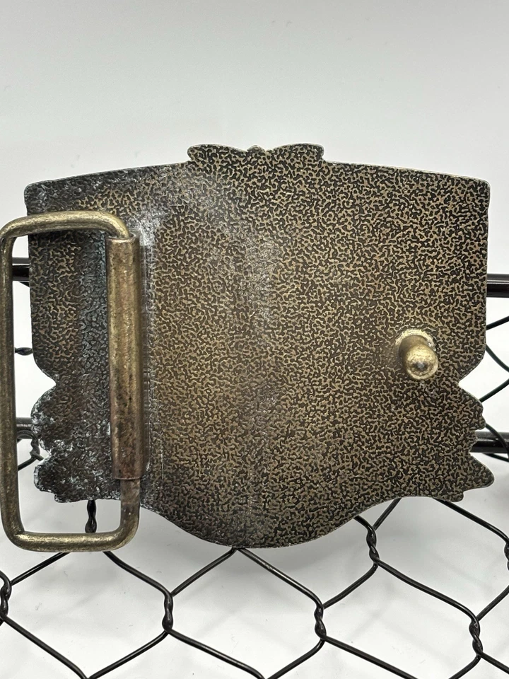 Fivela de cinto masculina vintage Redman tabaco de mascar 100º aniversário caubói ocidental - Imagem 2 de 4