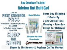 4 Tubes Advion Ant Bait Gel Pest Control ~100% Authentic Authorized By Syngenta