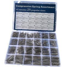 420 Pcs 24 Different Sizes Stainless Steel Springs, Spring Assortment for Shop