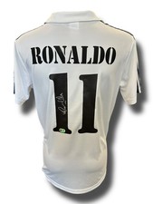 RONALDO NAZARIO SIGNED REAL MADRID 2002 HOME SHIRT (ACG CERT AG16620)
