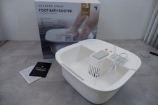 Sharper Image Beruhigendes Fußmassagegerät Beheizt Blase Home Spa Fußbad