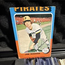 Topps 1975 Topps Jim Rooker #148 Pittsburgh Pirates Baseball Card Base Set