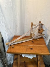 Vintage Wooden Inkle Table Loom Light Wood