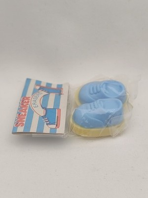 Sanrio Gomme 1976 Sneaker Vintage Japan Radiergummi Kawaii Blau Schuhe Sammlerstück