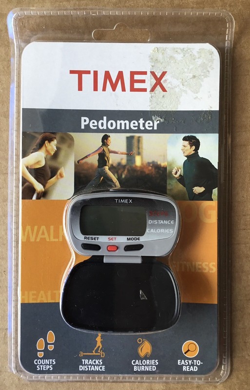 Timex Pedometer T5E011 M8 New In Factory Sealed Package Steps Calories Distance 