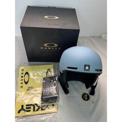 Oakley Youth medium MOD1 Snow Helmet Matte Glass Stonewash Blue BOA Fidlock