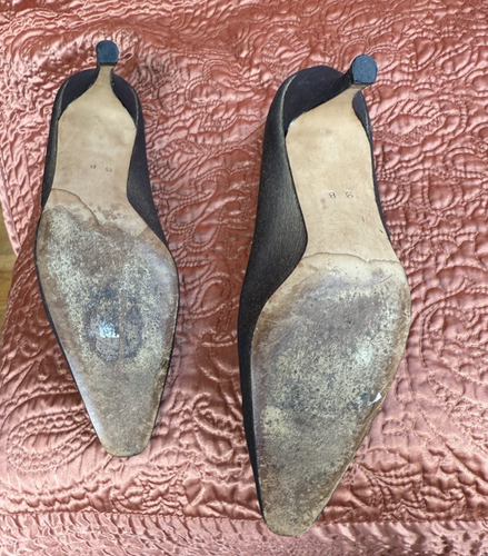 Scarpe/décolleté donna tacco alto Pancaldi vintage made in Italy misura 9 - Foto 11 di 11