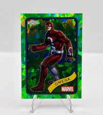 2025 Topps Chrome Sapphire Marvel OMEGA Green Sapphire #196 X-Men /99