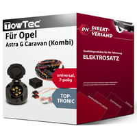 für Opel Astra G Caravan (Kombi) Typ F35 Elektrosatz 7Polig Universell Esatz