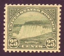 568 (25c Niagara PERF 11) - GEM CENTER - MNH - RICH COLOR - MUST SEE !!