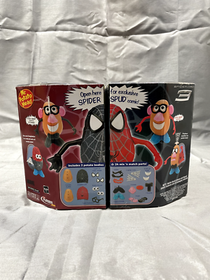その他 Toys story Mr Potato Head Spider-man 3 Mr Potato Head Spiderman Spider Spud Collector Set SpiderMan