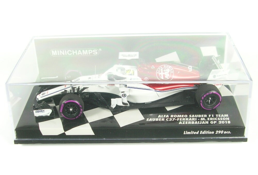 Alfa Romeo Sauber C37 Ferrari No.9 Azerbaiyán Gp Fórmula 1 2018 (Marcus Alfa Romeo Sauber C37 Ferrari No.9 Azerbaiyán Gp Fórmula 1 2018 (Marcus