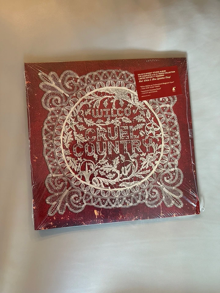 Wilco Cruel Country 2xLP LIMITED Red White Blue Vinyl 1st Pressing SEALED 2022 - Изображение 2 из 4