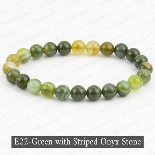 Handmade 8mm Mixed Natural Gemstone Round Beads Stretchy Bracelet Reiki Chakra - Picture 25 of 62