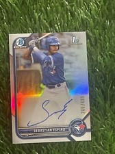 2022 Bowman Chrome Sebastian Espino Refractor Prospect Auto #499 & Base Auto!🔥