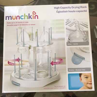 Munchkin High Capacity Drying Rack, White, Used 