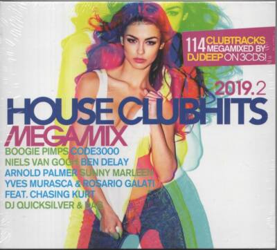 House Clubhits Megamix 2019.2 Boogie Pimps Niels van Gogh Quicksilver 3 CD NEU