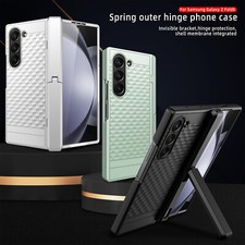 For Samsung Galaxy Z Fold6 Hinge Protective Case with Screen Protector Kickstand