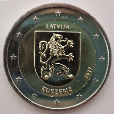 Latvia 2 euro coin 2017 
