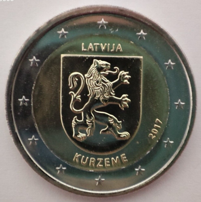 Latvia 2 euro coin 2017 